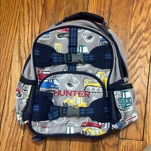 Pottery Barn Kids Gray and Blue Backpack